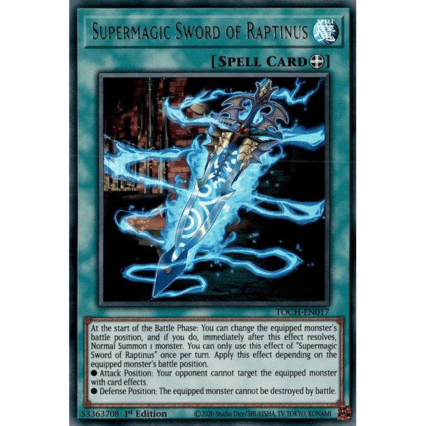 Supermagic Sword of Raptinus - TOCH-EN017 - Ultra Rare