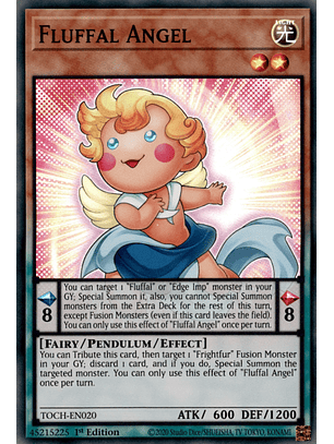 Fluffal Angel - TOCH-EN020 - Super Rare 