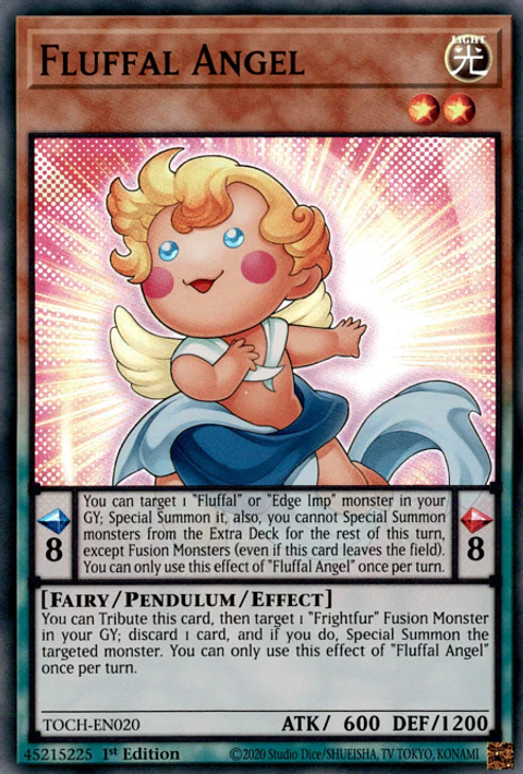 Fluffal Angel - TOCH-EN020 - Super Rare 