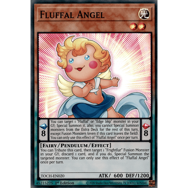 Fluffal Angel - TOCH-EN020 - Super Rare 