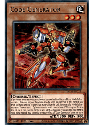 Code Generator - TOCH-EN022 - Rare