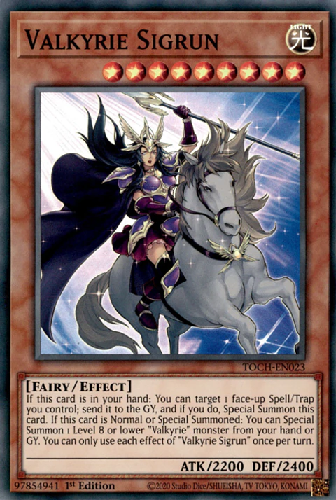 Valkyrie Sigrun - TOCH-EN023 - Super Rare