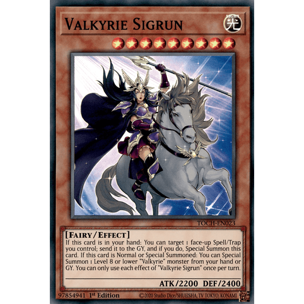 Valkyrie Sigrun - TOCH-EN023 - Super Rare