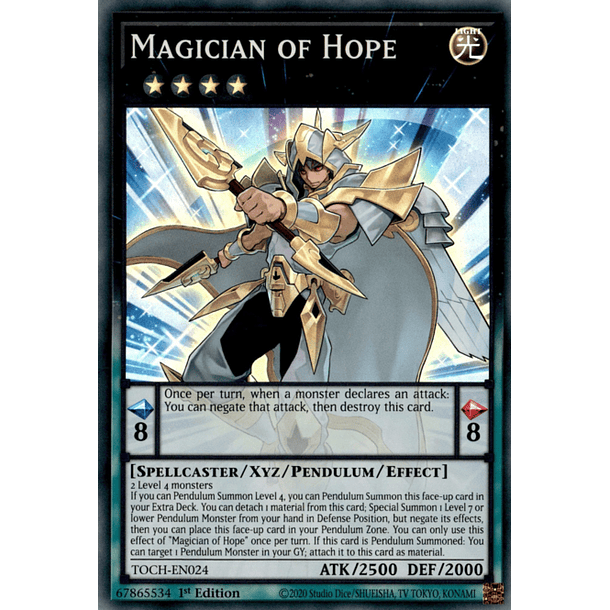 Magician of Hope - TOCH-EN024 - Super Rare