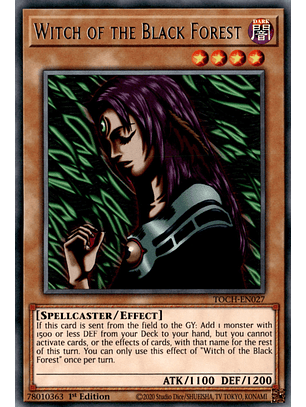 Witch of the Black Forest - TOCH-EN027 - Rare