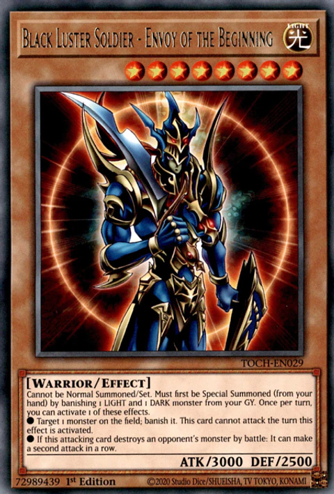 Black Luster Soldier - Envoy of the Beginning - TOCH-EN029 - Rare
