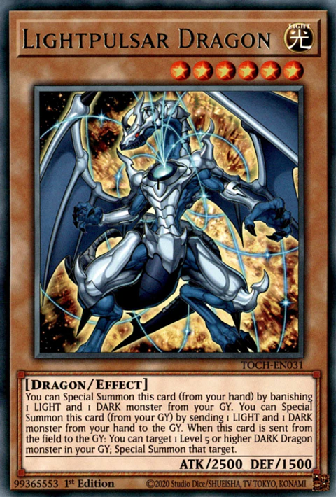 Lightpulsar Dragon - TOCH-EN031 - Rare 
