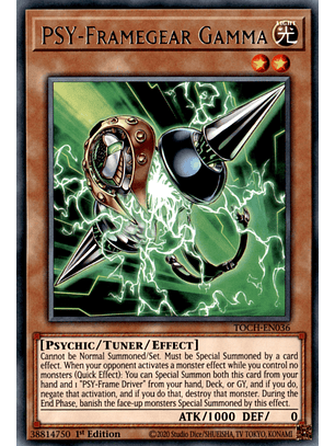 PSY-Framegear Gamma - TOCH-EN036 - Rare