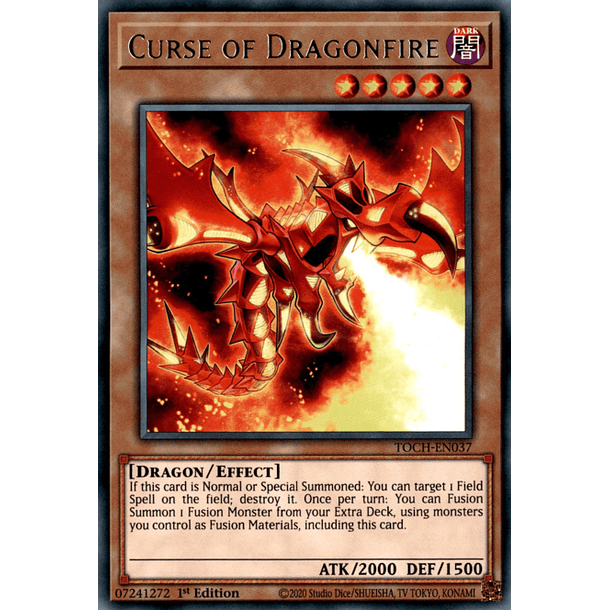 Curse of Dragonfire - TOCH-EN037 - Rare
