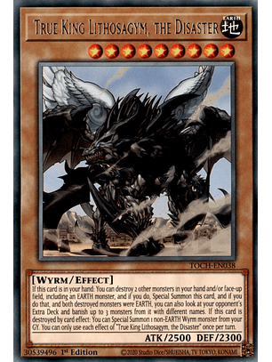 True King Lithosagym, the Disaster - TOCH-EN038 - Rare 