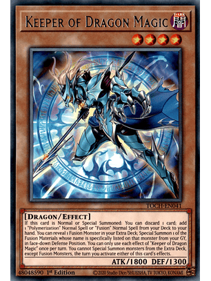 Keeper of Dragon Magic - TOCH-EN041 - Rare