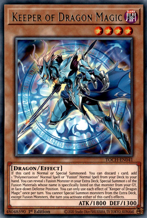 Keeper of Dragon Magic - TOCH-EN041 - Rare