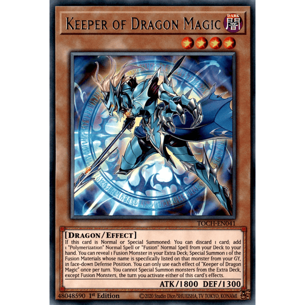 Keeper of Dragon Magic - TOCH-EN041 - Rare