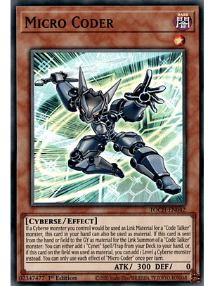 Micro Coder - TOCH-EN042 - Super Rare