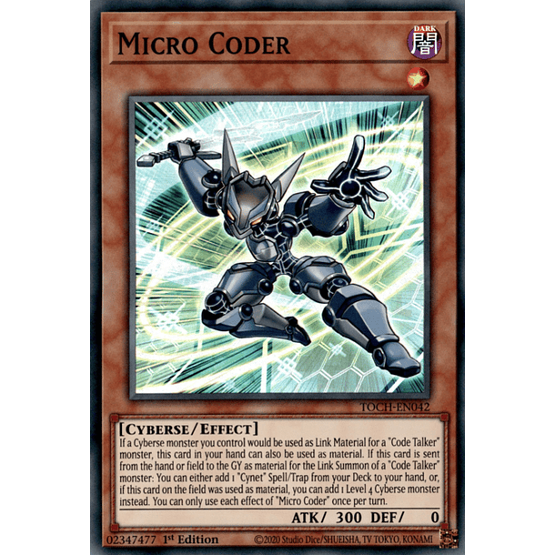 Micro Coder - TOCH-EN042 - Super Rare