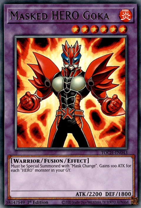 Masked HERO Goka - TOCH-EN043 - Rare