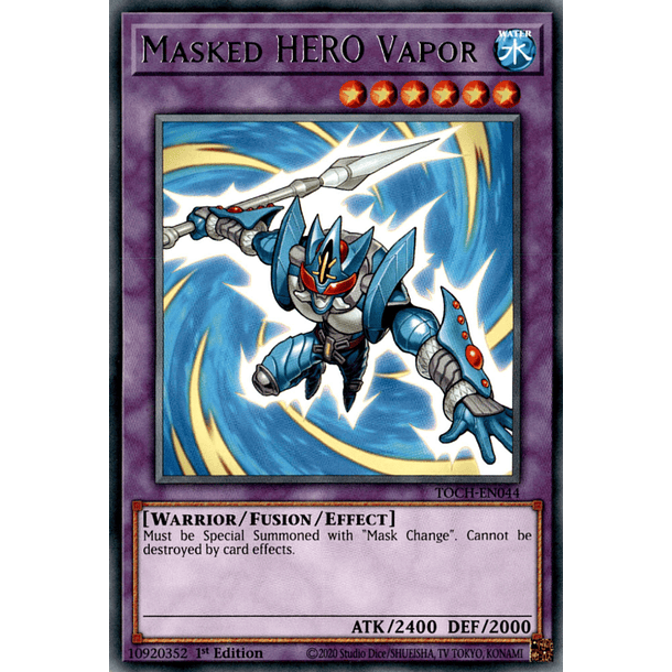 Masked HERO Vapor - TOCH-EN044 - Rare