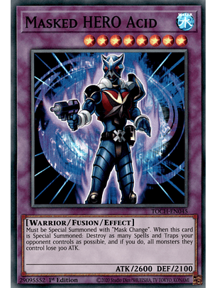 Masked HERO Acid - TOCH-EN045 - Super Rare