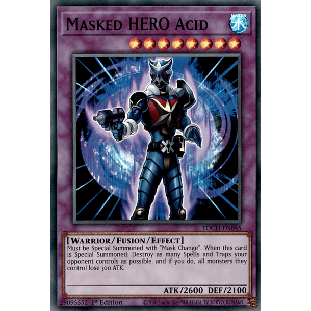 Masked HERO Acid - TOCH-EN045 - Super Rare