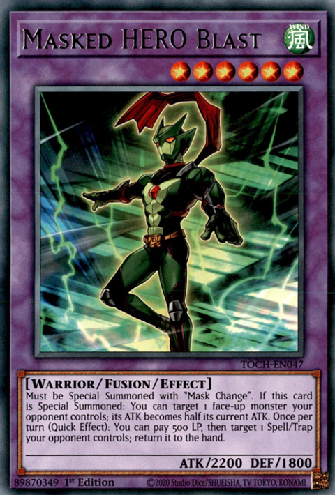 Masked HERO Blast - TOCH-EN047 - Rare