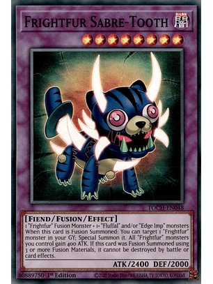 Frightfur Sabre-Tooth - TOCH-EN048 - Super Rare
