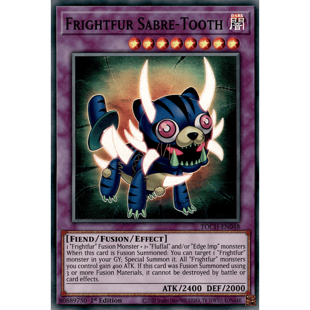 Frightfur Sabre-Tooth - TOCH-EN048 - Super Rare