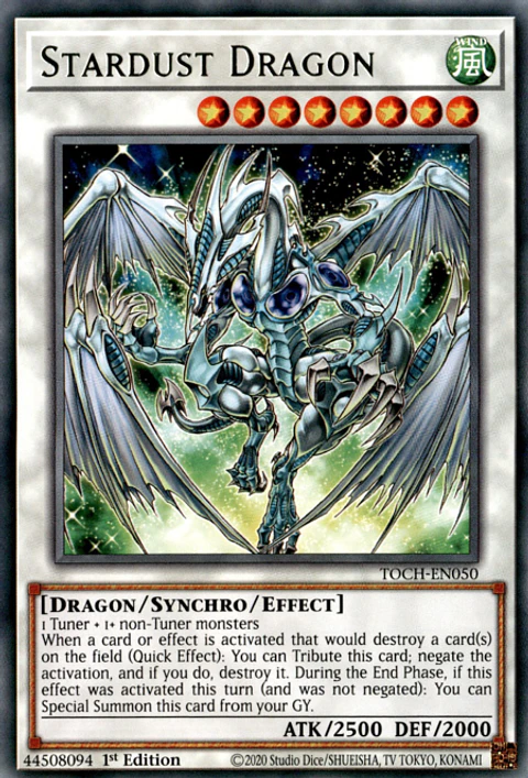 Stardust Dragon - TOCH-EN050 - Rare