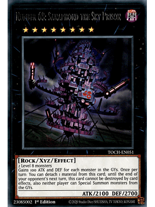 Number 68: Sanaphond the Sky Prison - TOCH-EN051 - Rare