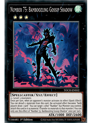 Number 75: Bamboozling Gossip Shadow - TOCH-EN052 - Super Rare