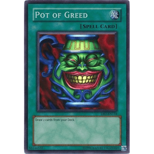 Pot of Greed - DB1-EN134 - Super Rare