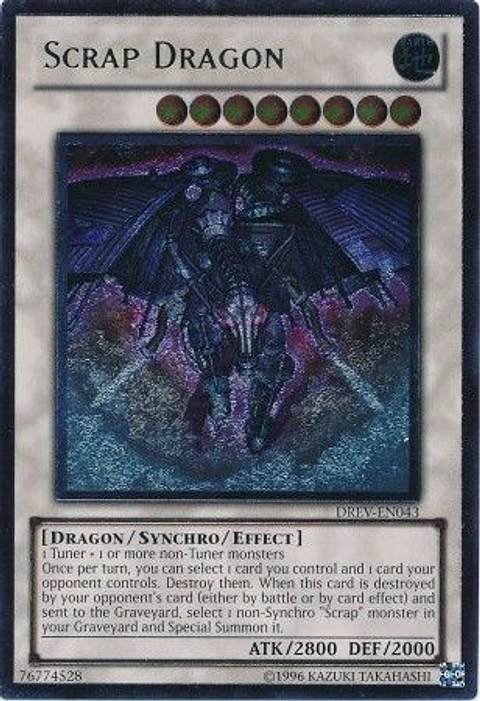 Ultimate Rare - Scrap Dragon - DREV-EN043 1st Edition