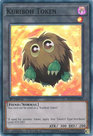 Kuriboh Token - AC19-EN003 - Super Rare 1