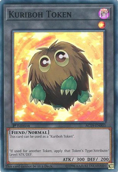 Kuriboh Token - AC19-EN003 - Super Rare