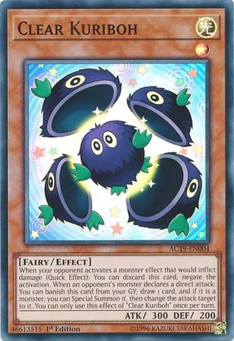 Clear Kuriboh - AC19-EN004 - Super Rare