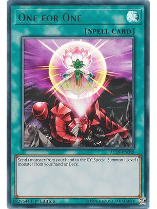 One for One - AC19-EN018 - Ultra Rare