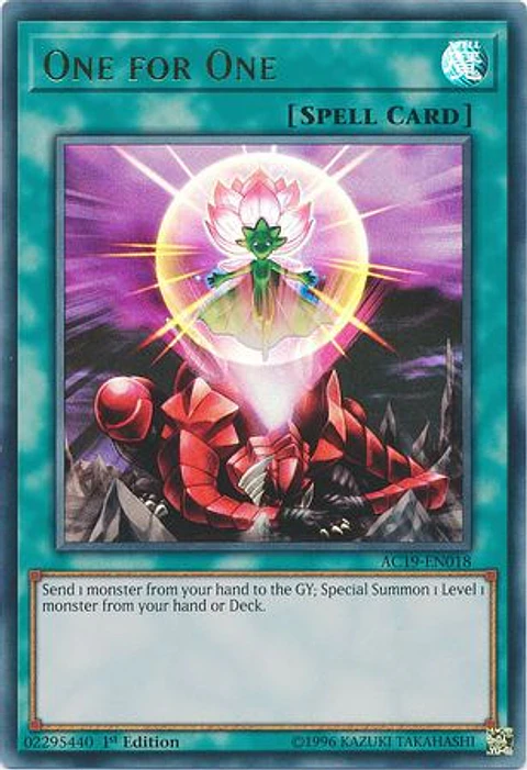 One for One - AC19-EN018 - Ultra Rare