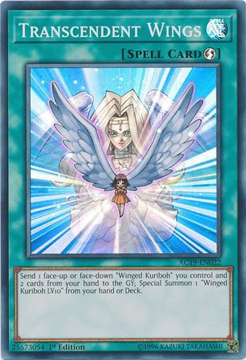 Transcendent Wings - AC19-EN022 - Super Rare