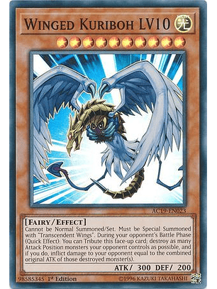 Winged Kuriboh LV10 - AC19-EN023 - Super Rare
