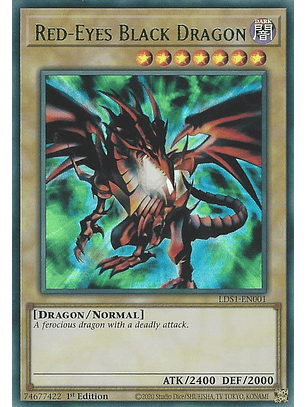 Red-Eyes Black Dragon - LDS1-EN001 - Ultra Rare (varios idiomas)