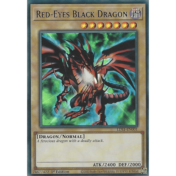 Red-Eyes Black Dragon - LDS1-EN001 - Ultra Rare (varios idiomas) 2
