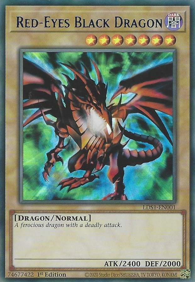 Red-Eyes Black Dragon - LDS1-EN001 - Ultra Rare (varios idiomas) 3