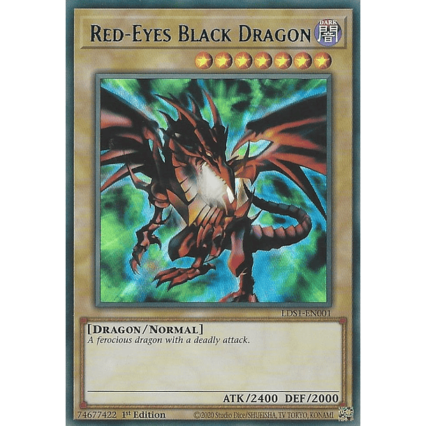 Red-Eyes Black Dragon - LDS1-EN001 - Ultra Rare (varios idiomas) 3