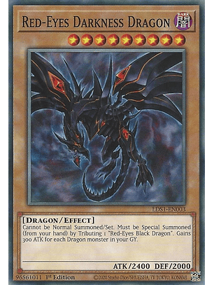 Red-Eyes Darkness Dragon - LDS1-EN003 - Common 