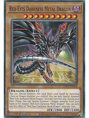Red-Eyes Darkness Metal Dragon - LDS1-EN004 - Common 