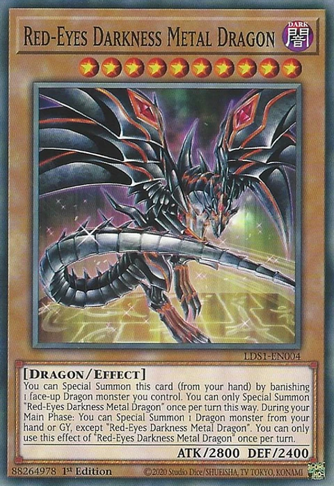 Red-Eyes Darkness Metal Dragon - LDS1-EN004 - Common 