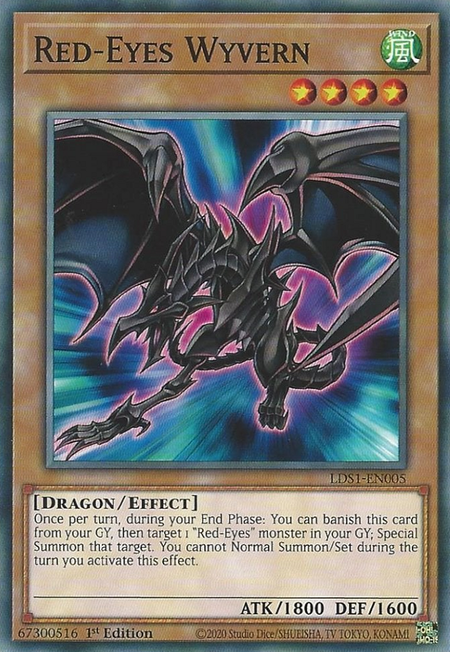 Red-Eyes Wyvern - LDS1-EN005 - Common  1