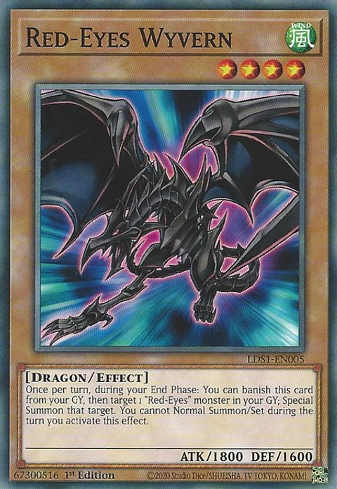 Red-Eyes Wyvern - LDS1-EN005 - Common 