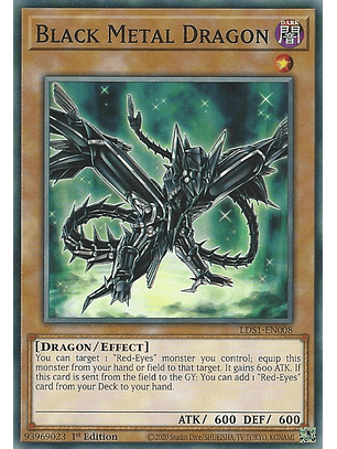 Black Metal Dragon - LDS1-EN008 - Common 