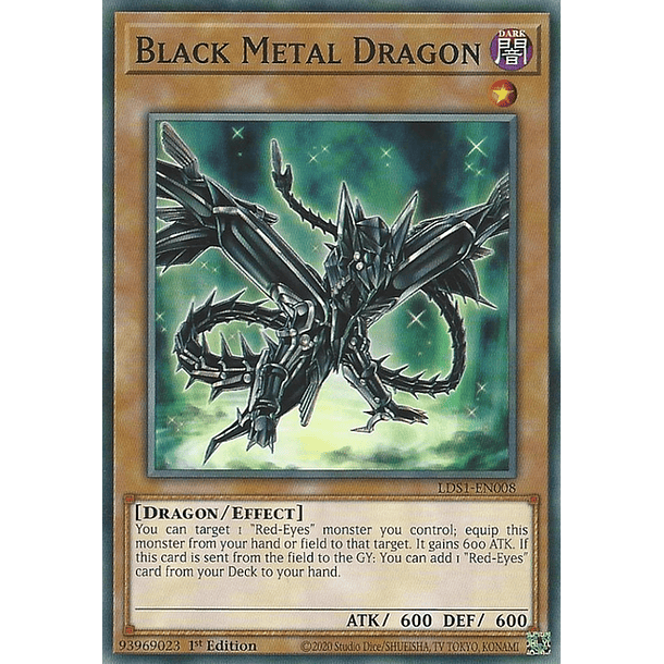 Black Metal Dragon - LDS1-EN008 - Common 
