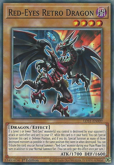 Red-Eyes Retro Dragon - LDS1-EN009 - Common 